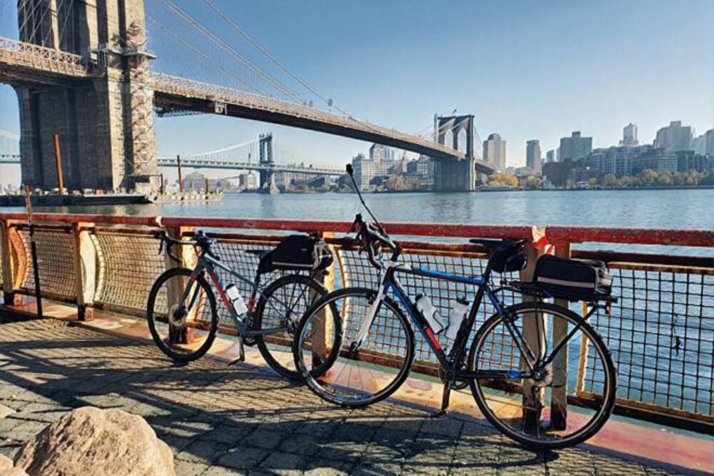 Hudson River Greenway from Midtown to Hudson Yards and High Line — bike rental Midtown Manhattan, Astra Bike Rentals NYC
